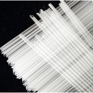 Bịch 500gr Ống Hút Nhựa Đen Trắng Phi 6, Phi 8, Phi 12 Có Màng Bọc, Ống Hút Trà Sữa, Trà Trái Cây