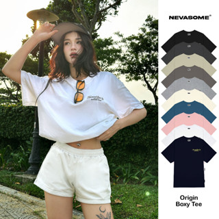 Áo Thun Boxy Local Brand NEVASOME Origin 10 Màu Cotton 260 gsm Tay Lỡ Form Boxy Rộng Nam Nữ Unisex