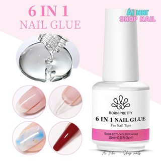 Gel/ Keo dán móng úp - 6in1 Nail Glue Born Pretty chính hãng