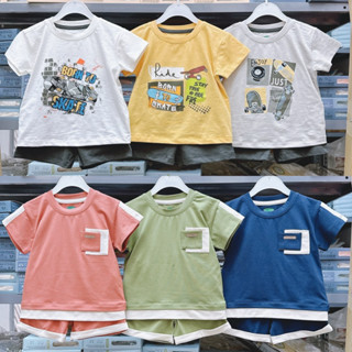 UALA ROGO - Bộ quần áo cộc tay từ 1 tuổi đến 5 tuổi cho bé