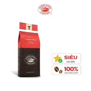 Cà Phê Rang Xay Truyền Thống Highlands Coffee 200g [Chính hãng 100%, Date mới]