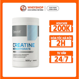  Bột hỗ trợ cải thiện sức mạnh Ostrovit Creatine Monohydrate  300g - 500g  - WHEYSHOP.HANOI 