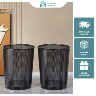  Thùng rác lưới inox sơn tĩnh điện 3 size Sọt rác lưới văn phòng không nắp chất liệu hợp kim bền đẹp thiết kế sang trọng 