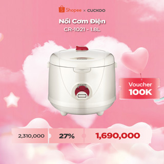 Nồi Cơm Điện CUCKOO 1,8 lít CR-1021 nhiều màu - Hàng chính hãng - Chất lượng Hàn Quốc