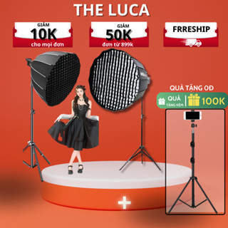 Đèn trợ sáng livestream, Softbox Tổ Ong cao cấp Đèn Bát Giác Bediro chân 2m8 trợ sáng chụp ảnh sản phẩm, beauty ,makup