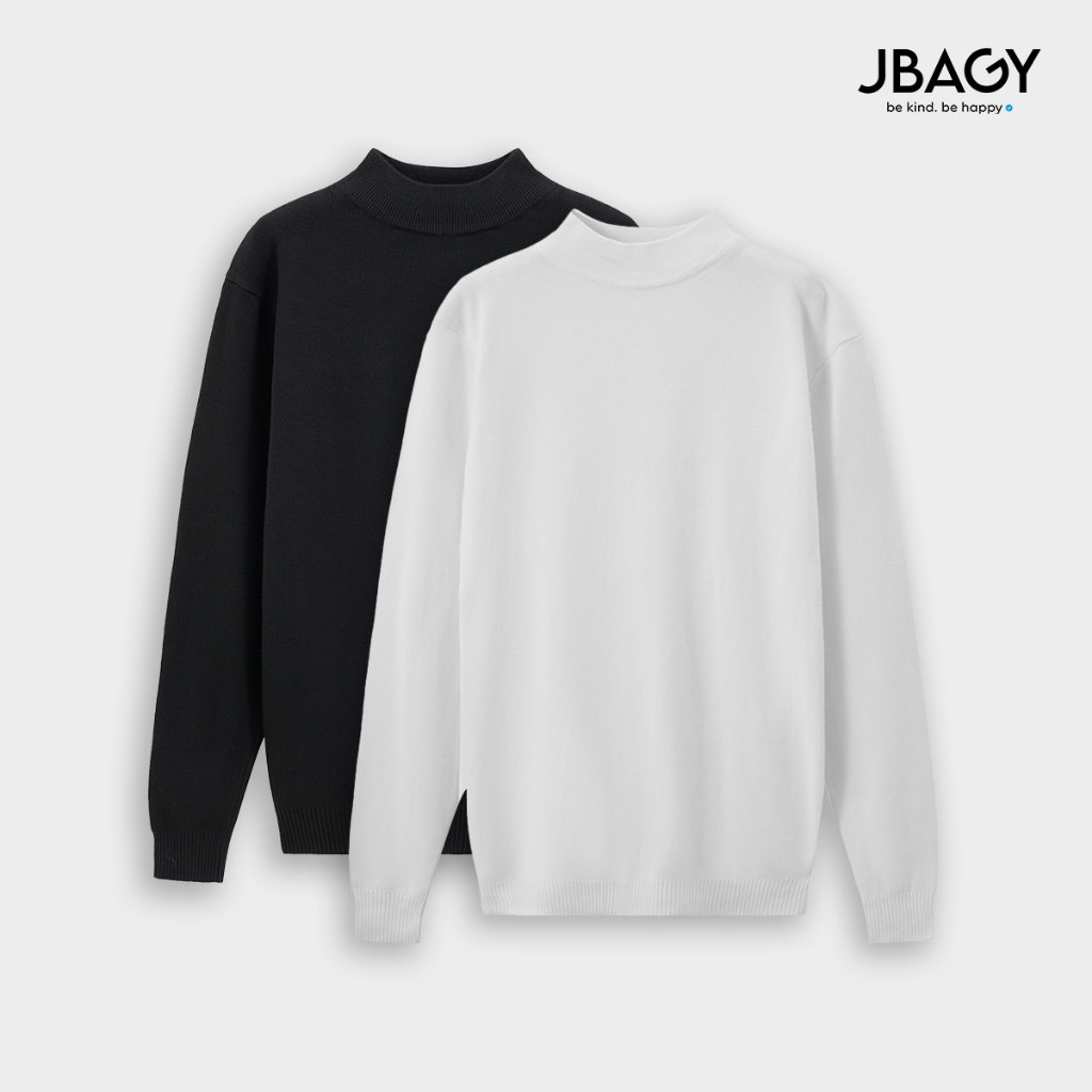 Áo len nam nữ cổ lọ sợi len lông thỏ mềm mại giữ nhiệt JBAGY Hàn Quốc - JL01