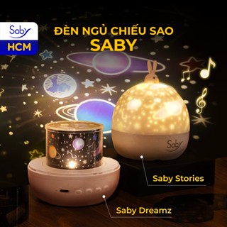 Đèn chiếu sao galaxy dải ngân hà Saby Dreamz, Saby Stories loa bluetooth đèn ngủ chiếu trần