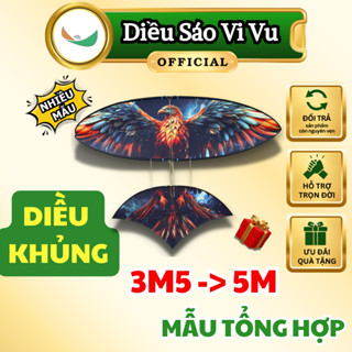 Diều sáo to 3m2 -> 5m mẫu TRUYỀN THỐNG và HIỆN ĐẠI (KO SÁO VÀ DÂY) (CÓ QUÀ TẶNG)