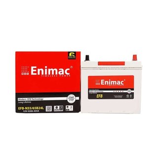 Bình Ắc Quy ENIMAC EFB N55/65B24L/LS (12V-52AH)