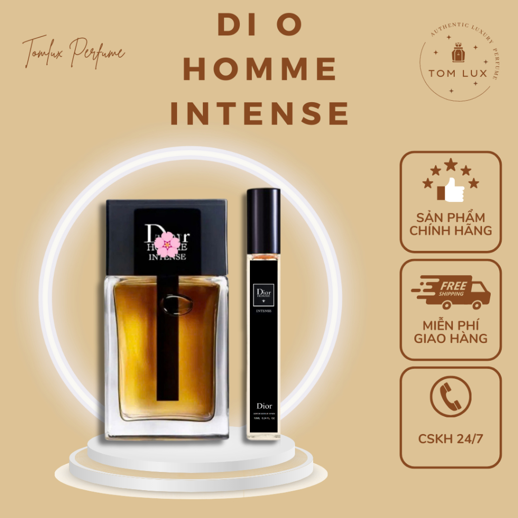 (MẪU THỬ) Nước Hoa Nam Đi 0 Homme Intense EDP TomLux 10ml