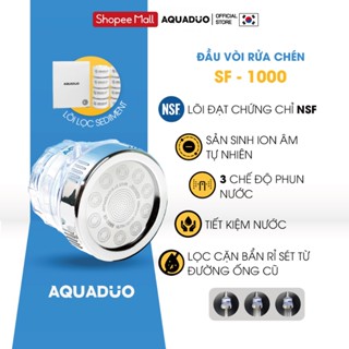 SF-1000B Vòi rửa chén (tăng áp, lọc nước) + 8 Thanh lọc nước Aquaduo
