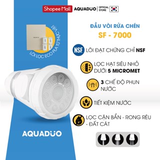 AQUADUO SF-7000 Vòi rửa chén (tăng áp, lọc nước), 4 Thanh lọc nước