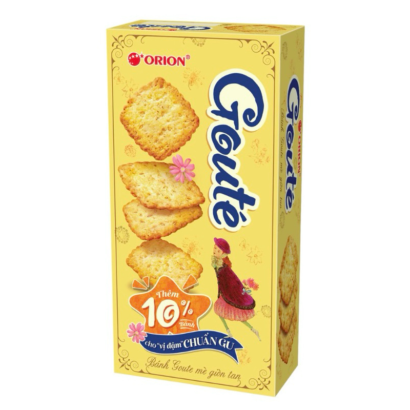 BÁNH GOUTE MÈ GIÒN TAN HỘP 158,4G (4 GÓI)