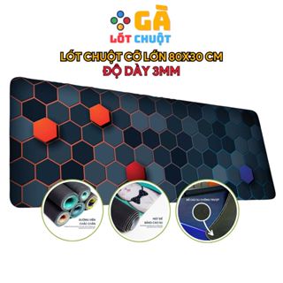 Tấm lót chuột bàn máy tính, lót chuột cỡ lớn 80x30 dày 2mm đa dạng mẫu mã hoa tiết sắc nét