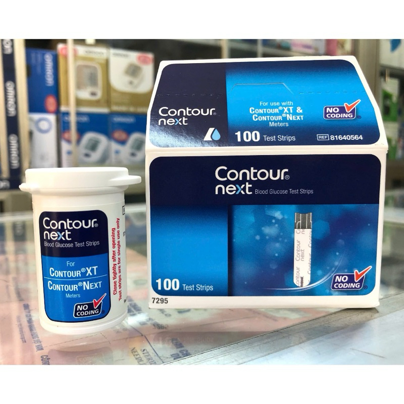 Que thử đường huyết Bayer Contour Next ( Hộp 100 que )