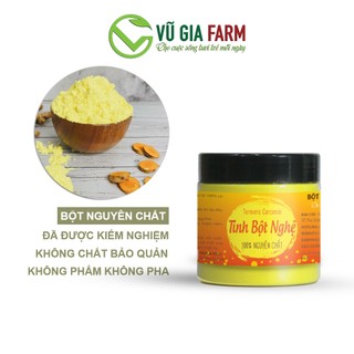 Tinh bột nghệ nguyên chất bảo lộc vũ gia + tặng 5 mặt nạ giấy đắp mặt