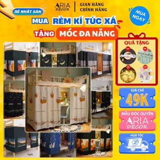    Quà Rèm ký túc xá sinh viên ARIADECOR giường tầng 1 lớp chống muỗi cản sáng tạo không gian riêng 