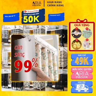 Cản sáng 99% Rèm ký túc xá, rèm giường tầng, màn ktx, màn giường ngủ tạo không gian riêng tư dày dặn ARIA DECOR