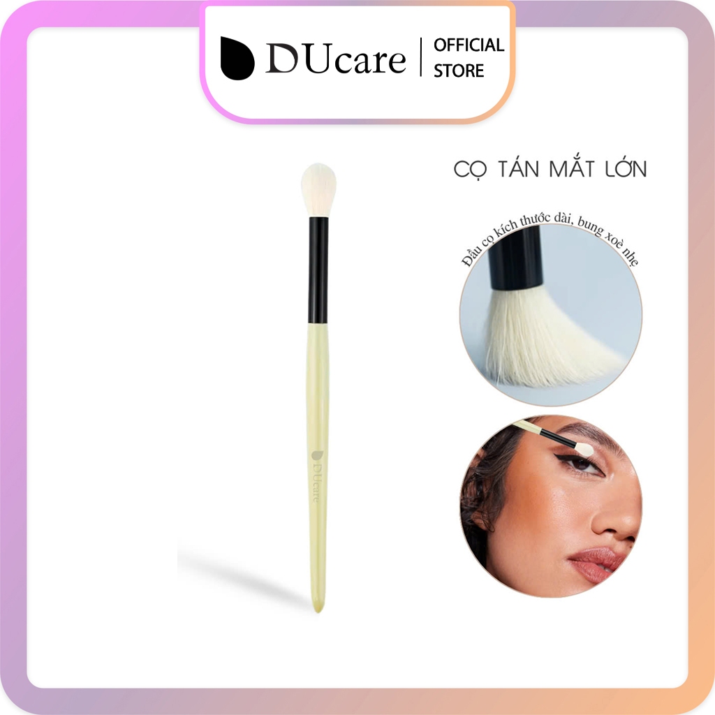 Cọ Đánh Mắt Lớn Ducare Lông Tự Nhiên Blending Eyebrush