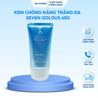  Kem Chống Nắng Trắng Da Seven Golous 60g Hàng Nội Địa Thái Lan Với SPF 60+ PA++++ Da Sáng Rạng Rỡ 