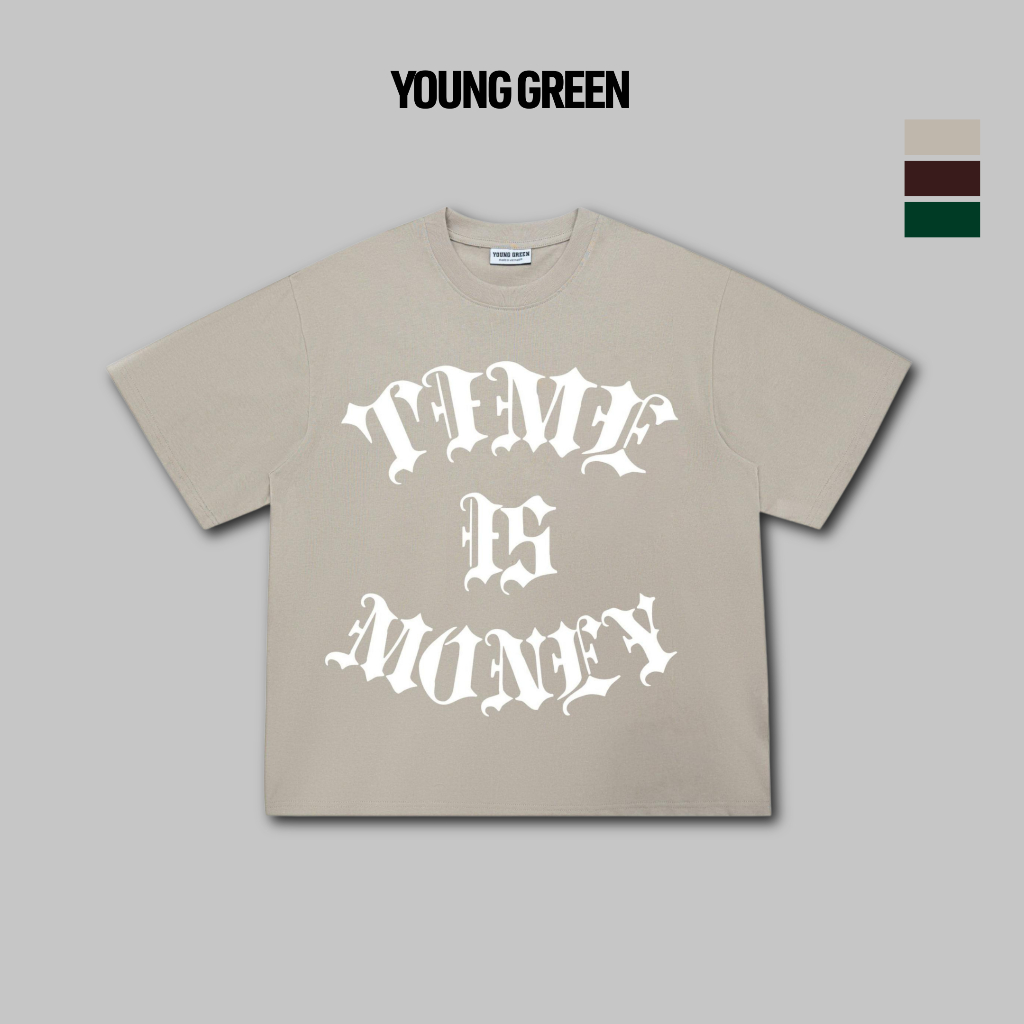 Áo Thun Young Green Time Is Money N58