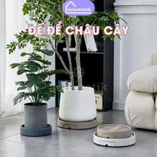 Đĩa Đế Lót Kê Di Chuyển Chậu Cây Hoa Thực Vật Có Bánh Xe Chịu Lực Automatik