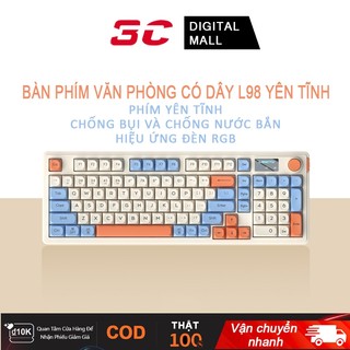 Bàn phím không dây LANGTU L98 Pro - Pin 5000mAh - 3 mode kết nối - LED RGB mạch xuôi