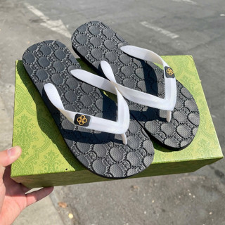 Dép Kẹp Nam Xỏ Ngón Đen Quai Trắng Thái Lan Logo HD Dập Nền Nổi Đế Cao Su Mềm THD1