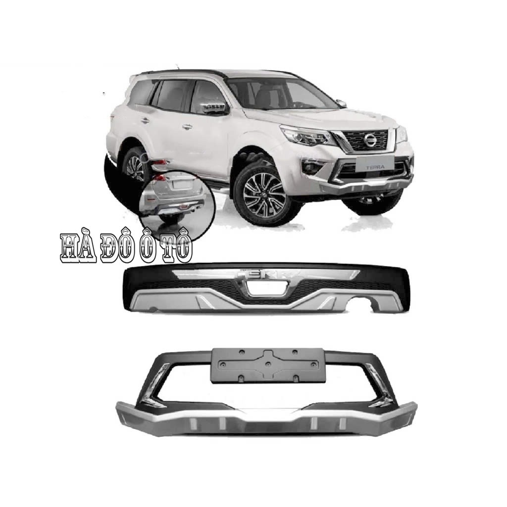 Ốp Cản Trước Sau Terra - Ốp Bảo Vệ Cản Trước Sau Nissan Terra