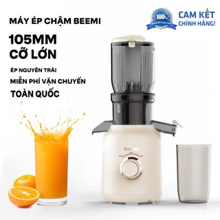 Máy Ép Chậm Nguyên Quả Beemi, Đường Kính Ống Rộng, Ép Kiệt Bã, Máy Ép Trái Cây Gia Đình Tiện Lợi