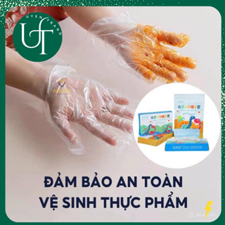 SET 100 Bao tay, găng tay dành cho trẻ em dùng một lần đảm bảo an toàn thực phẩm
