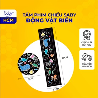 Tấm phim chiếu Saby hình động vật biển đại dương cho đèn ngủ chiếu sao Saby Dreamz và Saby Stories