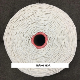 Dây Thừng Macrame Màu 3mm - 5mm Full Màu, đan túi, móc túi thay len 3mm