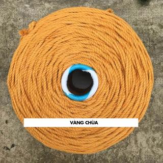 Dây Thừng Macrame Màu 3mm - 5mm Full Màu, đan túi, móc túi thay len 3mm