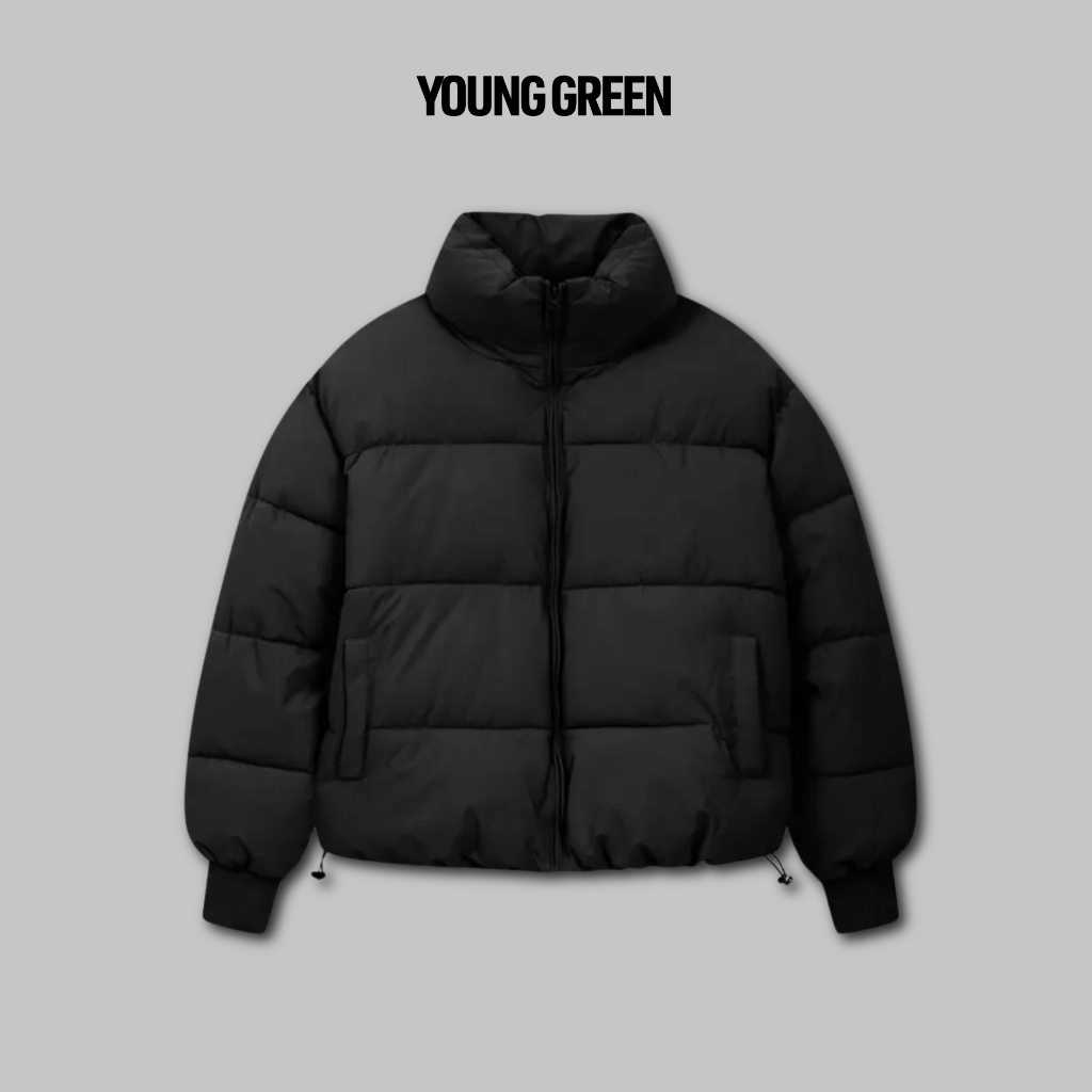 [Đà Nẵng] Áo Khoác Phao Young Green Basic Puffer Coat