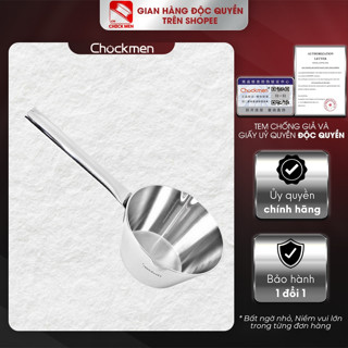 Quánh mini Chockmen 12.5cm inox 18/10 quánh sữa nấu cháo quấy bột dùng trên mọi loại bếp (CKM27)
