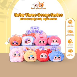 [Auth] Baby Three Ocean Series - Blind Box, Hộp Mù Ngẫu Nhiên Bé Ba Hải Sản Phiên Bản Đại Dương