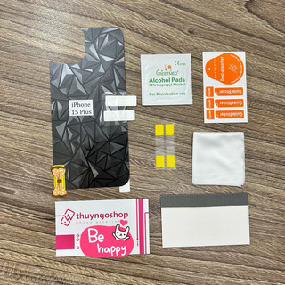 Miếng dán 3D kim cương iPhone 15 Pro Max - iPhone 15 Pro - iPhone 15 Plus - iPhone 15