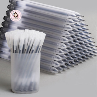 Combo 20 bút bi nước văn phòng mực gel ngòi 0.5 đầu kim mực đều nét chữ đẹp