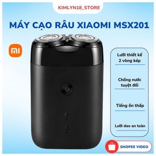 Máy cạo râu xiaomi mini MSX201Dao cạo râu chống nước,vệ sinh dễ dàng, đầu cạo 3D êm ái🔰Bảo hành 12 tháng