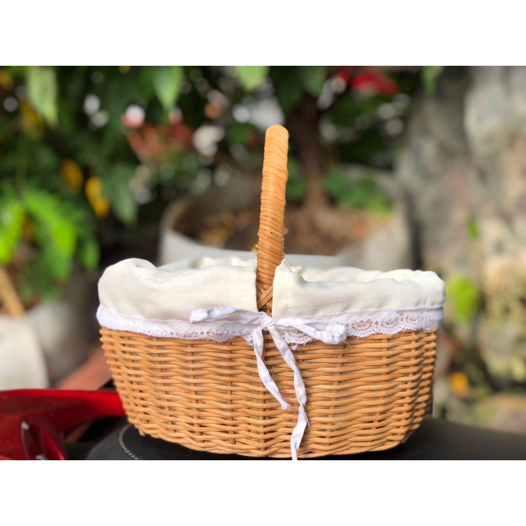 Giỏ mây /Giỏ picnic mây / Giỏ Picnic mini/ Túi picnic mini