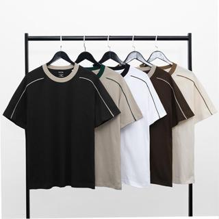 Áo Thun Cổ Tròn Thiết Kế Tay Ngắn Chất Vải Mềm Mịn Thoải Mái CB02