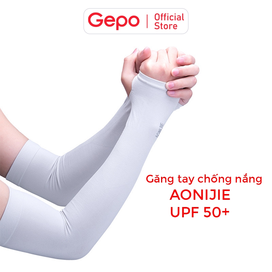 Găng tay chống nắng nam nữ xỏ ngón chống tia UV chất liệu co dãn 4 chiều thoáng mát thấm hút mồ hôi