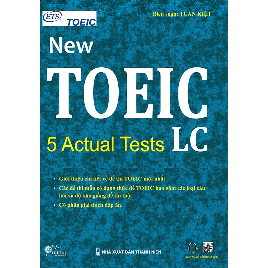 Sách - ETS New TOEIC - 5 Actual Tests LC 2019 format (nghe qua app)