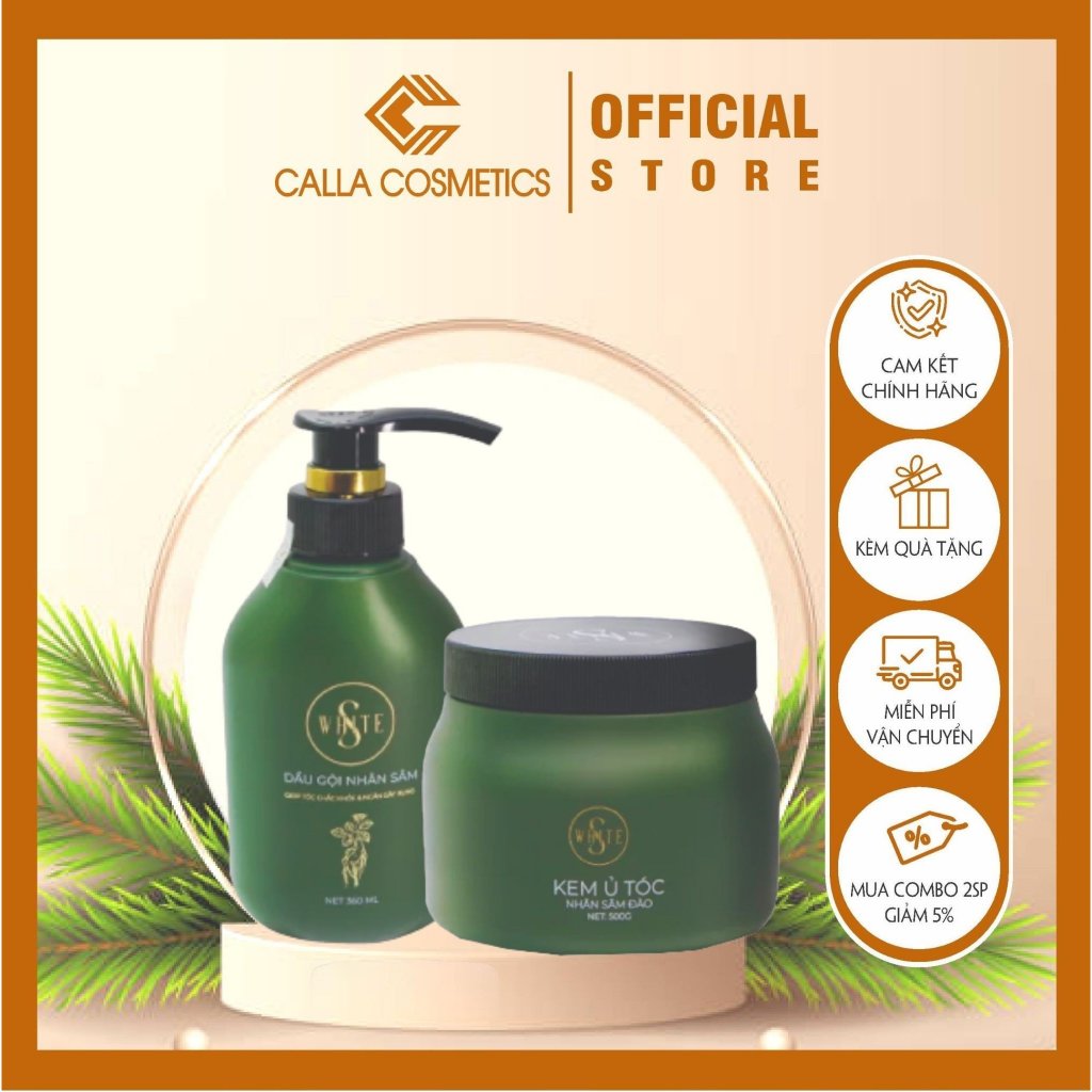 [ CHÍNH HÃNG ] COMBO GỘI Ủ NHÂN SÂM ĐÀO SWHITE GIÚP TÓC MỀM MƯỢT