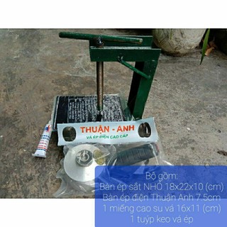 Bộ vá ép điện vỏ xe, ruột xe