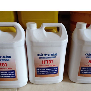 Chất tẩy gạch men chất tẩy rửa ht01 can 1.8l tẩy rong rêu rong rêu tạp chất  dính trên các mặt sàn nền nhà