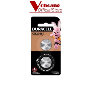  Pin Duracell CR2016 Lithium 3V Vỉ 2 viên Siêu bền Chất lượng cao - Hàng chính hãng 