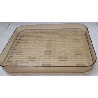 Khay úp cốc, Khay Đựng Ấm Chén màu vàng sang trọng