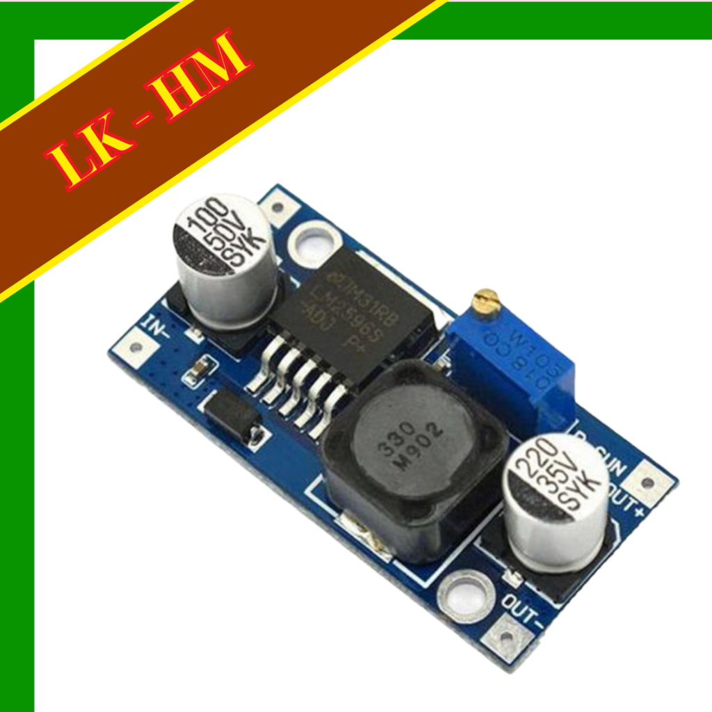 Mạch Giảm Áp DC LM2596 3A - Mạch hạ áp